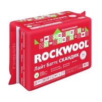 Утеплитель ROCKWOOL Лайт Баттс Скандик 800х600х100мм, 2,88м3