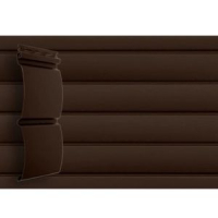 Сайдинг Блок-хаус Grand Line Acryl темный дуб (3,0м)