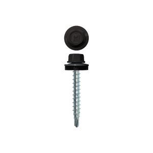 Саморез кровельный Daxmer 4,8х29 RAL 8019 (Серо-коричневый)
