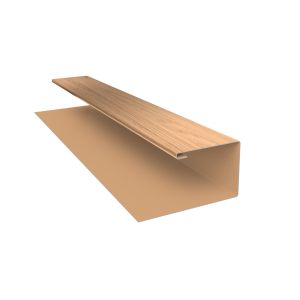 Планка П-образная Экобрус Grand Line 0,45 Print Elite Honey Wood TwinColor (3м)
