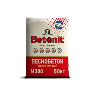 Пескобетон БЕТОНИТ М-300, 50 кг. (35)