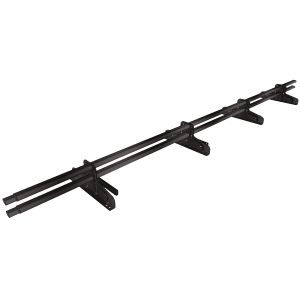 Снегозадержатель трубчатый для фальца Премиум d 45х25 RAL 9005 (3м) оцинкованный