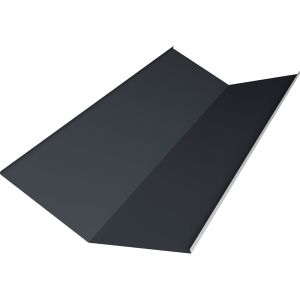 Планка ендовы нижней 300х300 Grand Line 0,5 Drap RAL 7024 мокрый асфальт (2м)