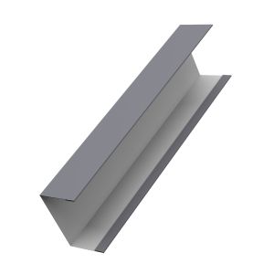 Крышка жалюзи Милан,Токио (для калиток) Grand Line 0,45 Drap TX RAL 7004 сигнальный серый (2,5м)